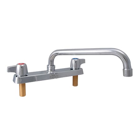 Workforce Standard Duty Faucet, 8 Swing Spout, 8 O.C. Deck Mount